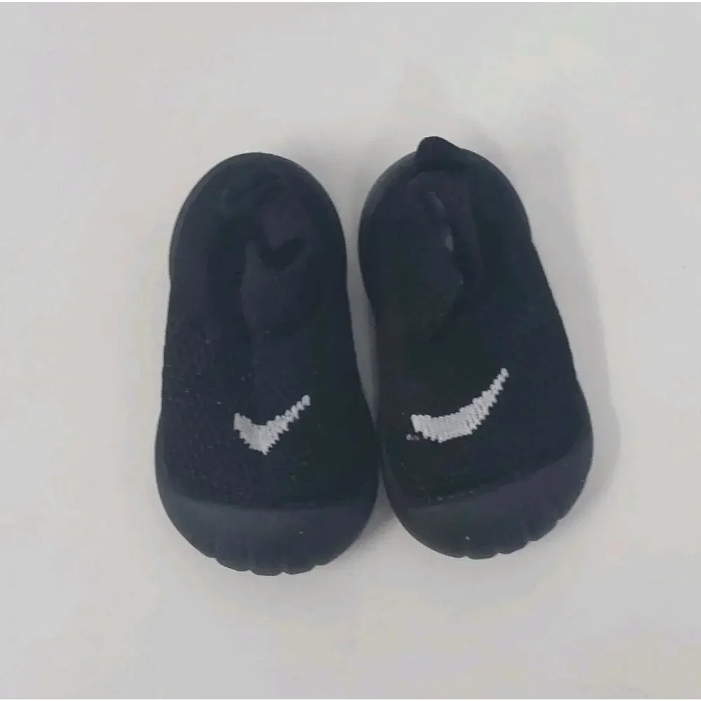 Toddler Water Shoes Aqua Socks Swim Beach Pool Slip On Black Size 12.5
